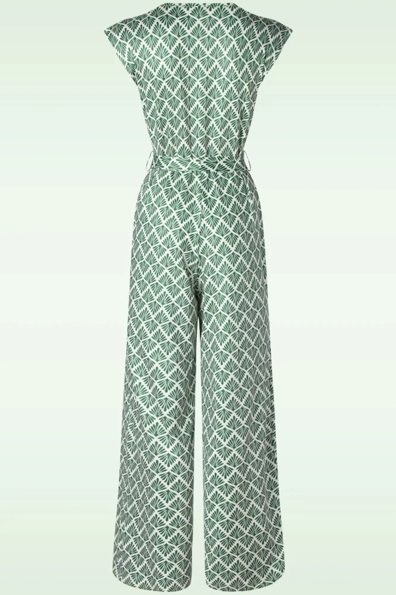 Flash Sale Smashed Lemon Adeline Jumpsuit In Legergroen En Gebroken Wit