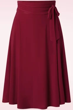 Online Vintage Chic for Topvintage Aliyah Swingrok In Donkerrood