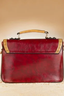Discount Banned Retro Antieke Handtas In Rood