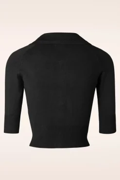 Cheap Banned Retro April Vest Met Strik In Zwart