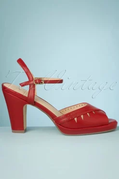 Shop Chelsea Crew Aria Sandalen In Rood