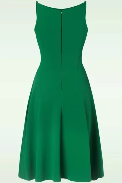 Cheap Vintage Chic for Topvintage Athena Swing Jurk In Groen