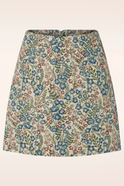 Clearance Louche Aubin Abusson Jacquard Rok In Multi