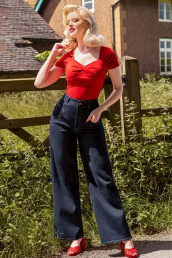 Cheap Rock-a-Booty Audrey Jeans In Blauw