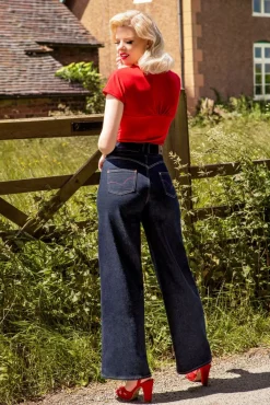 Cheap Rock-a-Booty Audrey Jeans In Blauw