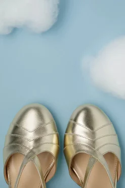 Online Lola Ramona u2665 Topvintage Ava Forever And Always Pumps In Pale Goud
