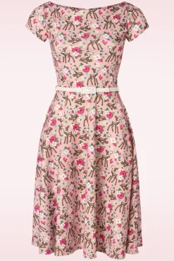 Cheap Vintage Chic for Topvintage Bambi Swing Jurk In Roze