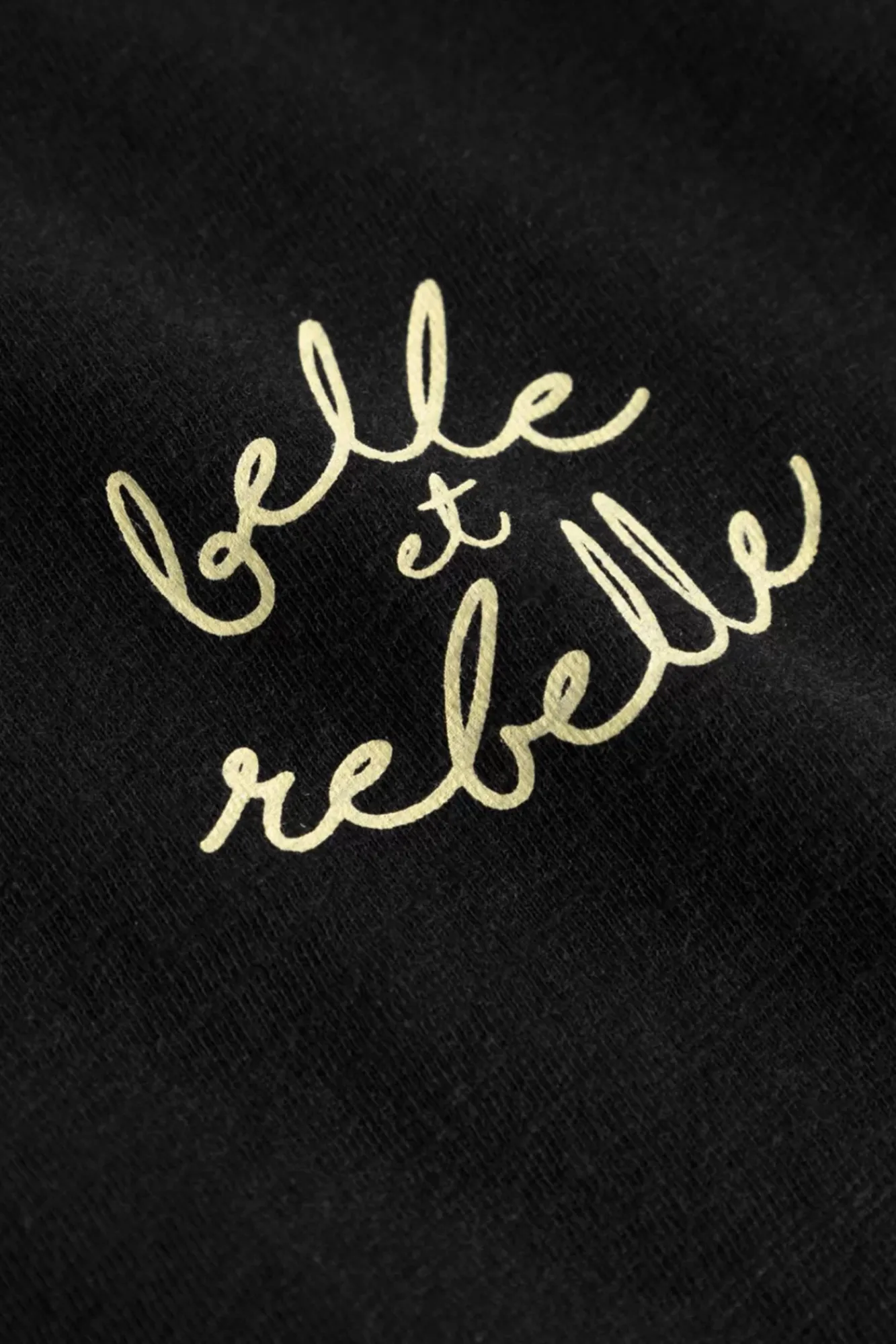 Sale Mademoiselle Yu00e9Yu00e9 Belle Et Rebelle T-Shirt In Zwart
