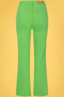Hot Surkana Betsy Bell Bottom Broek In Groen