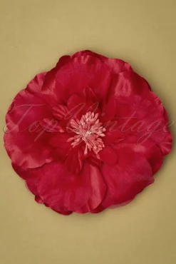 Store Urban Hippies Big Flower Corsage In Rood
