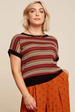 Best King Louie Boatneck Boyd Top In Zwart