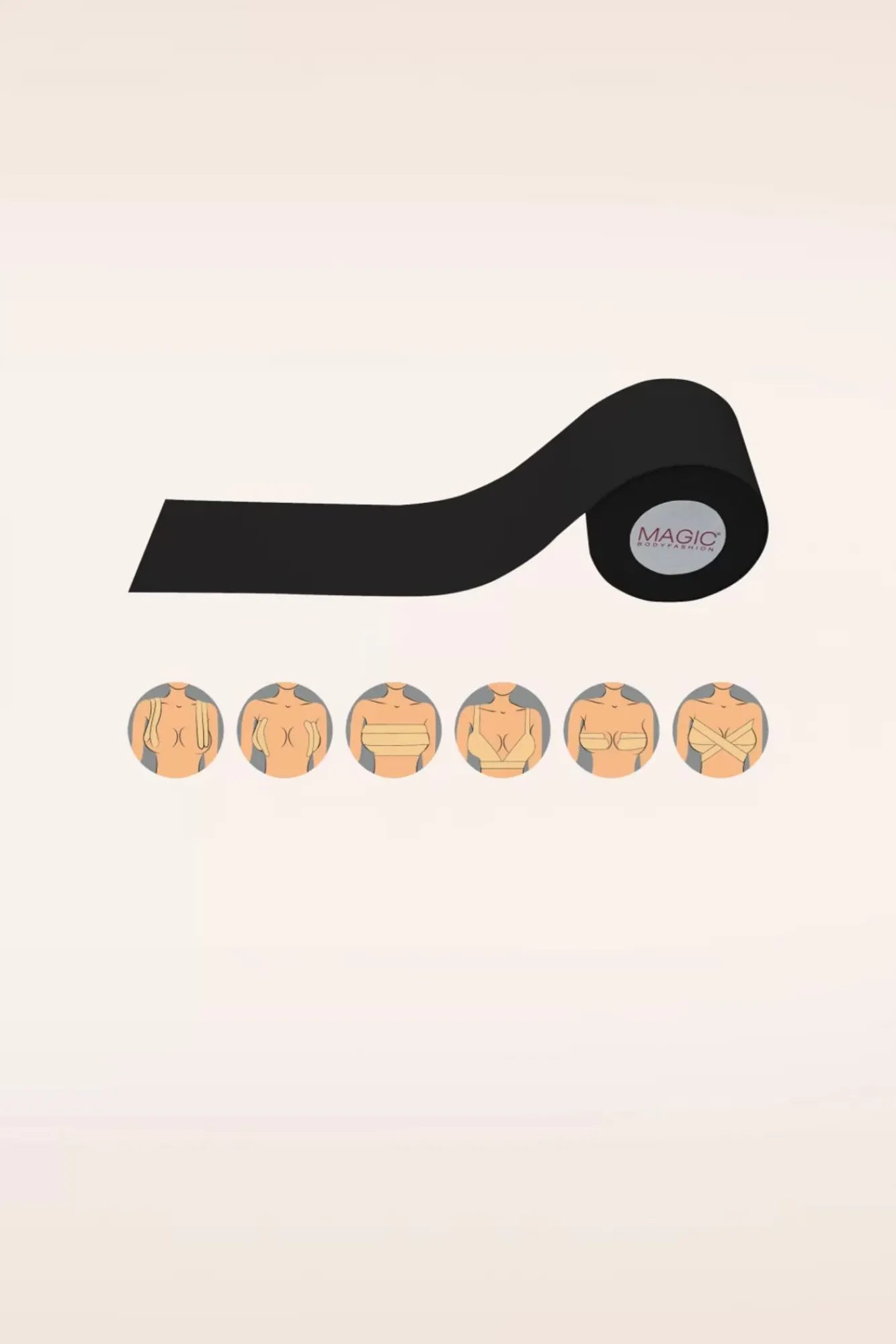 Outlet MAGIC Bodyfashion Boob Tape In Zwart