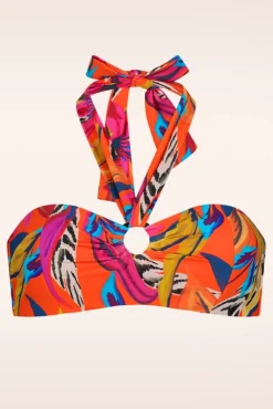 Cheap Cyell Bora Bora Padded Bikini Top In Multi