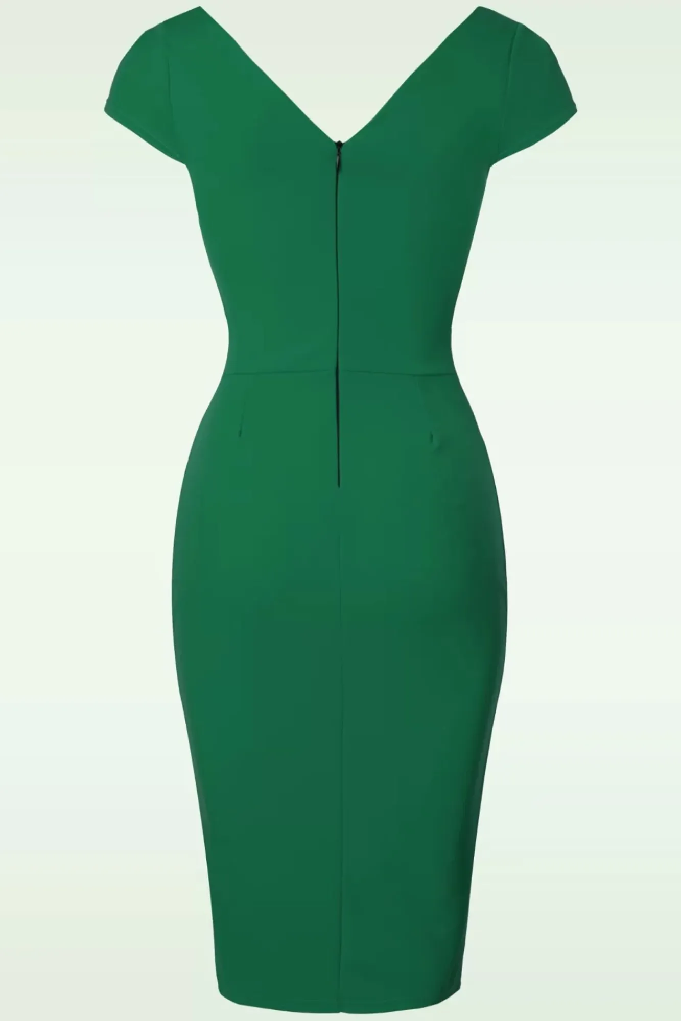 New Vintage Chic for Topvintage Brenda Penciljurk In Smaragdgroen