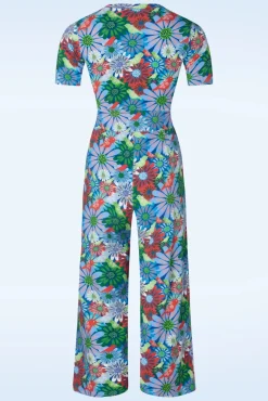 Outlet Cissi och Selma Britta Jumpsuit In Fageltivoli Bla