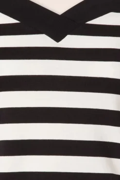 Sale Bunny Caitlin Strepen Top In Zwart En Wit