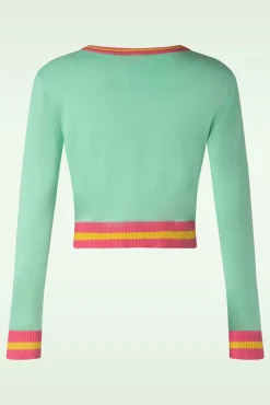 Sale Vixen Candy Patch Cardigan In Mint