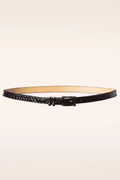 Clearance Banned Retro Cecile Riem In Krokodil Zwart
