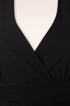 Store Vintage Chic for Topvintage Cher Halter Pencil Jurk In Zwart