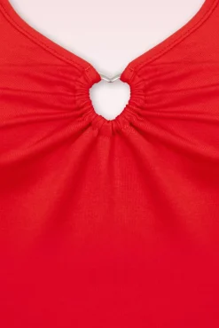 Cheap Bunny Cheryl Top In Rood