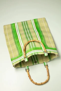 Clearance Surkana Club Tropicana Shopper Tas In Acid Groen