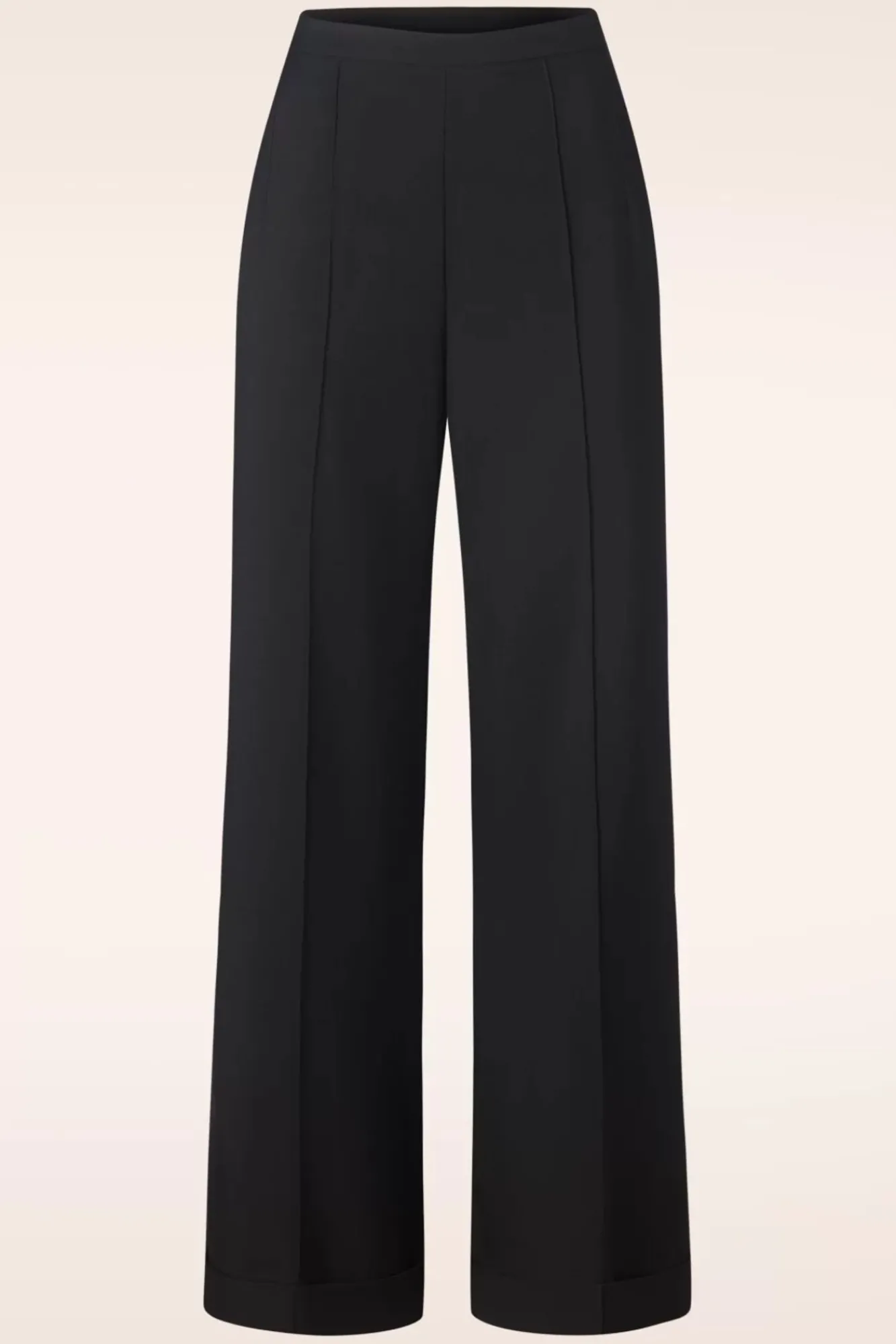 Shop Glamour Bunny Business Babe Dakota Pantalon In Zwart