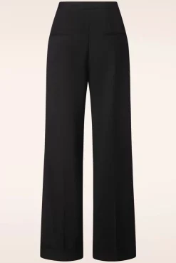 Shop Glamour Bunny Business Babe Dakota Pantalon In Zwart
