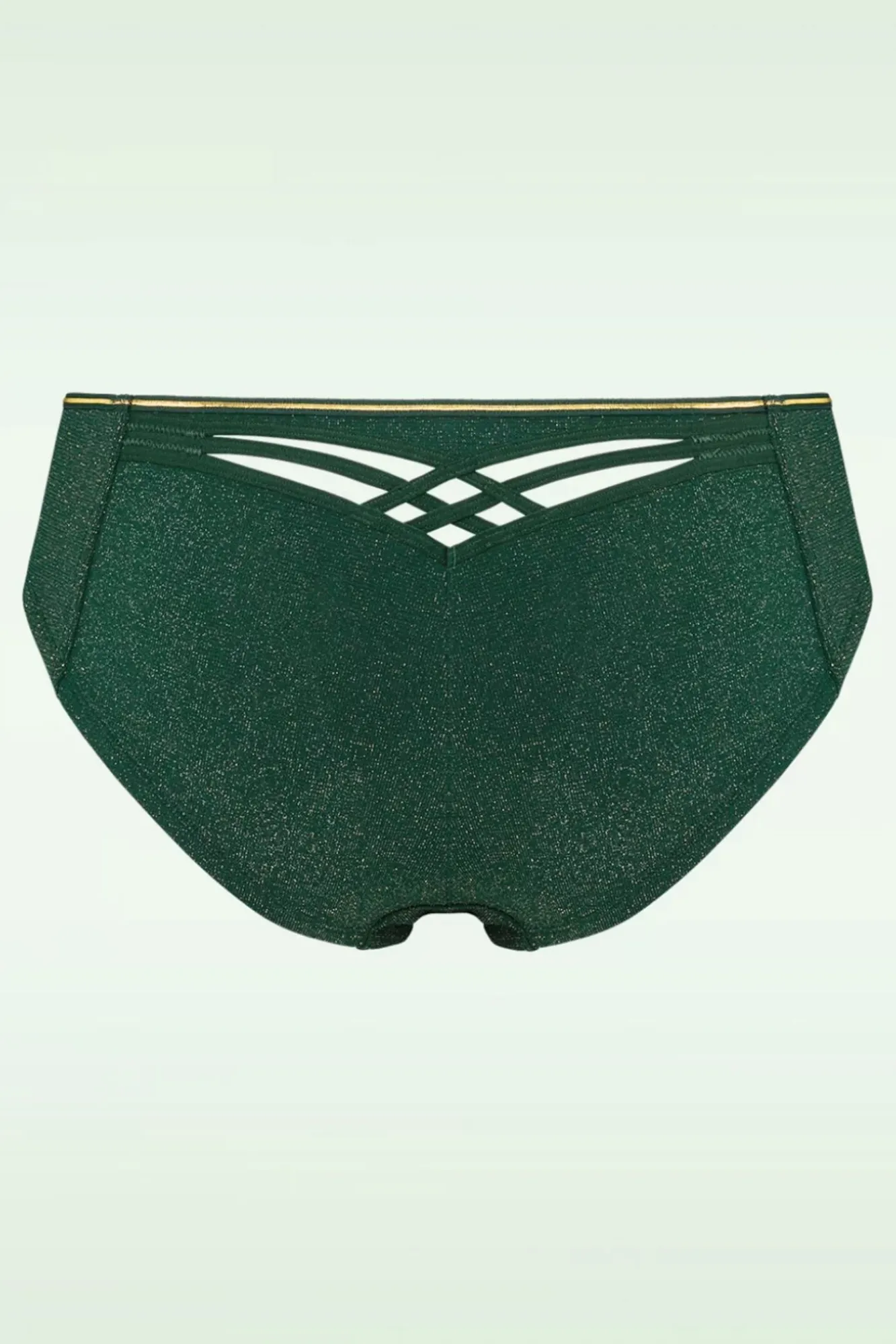 New Marlies Dekkers Dame De Paris Slip In Groen En Goud