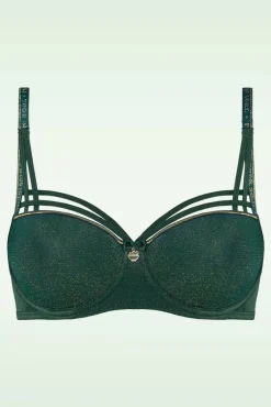 Discount Marlies Dekkers Dame De Paris Voorgevormde Balconette-Bh In Groen En Goud