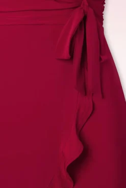 Best Sale Vintage Chic for Topvintage Desiree Pencil Jurk In Rood