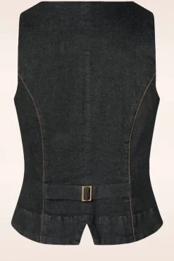 Outlet Rock-a-Booty Dianne Gilet In Zwart