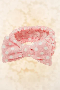 Store The Vintage Cosmetic Company Dolly Make-Up Hoofdband In Roze