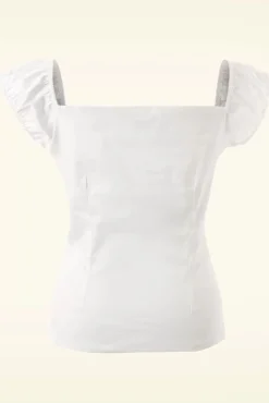 Sale Collectif Clothing Dolores Top Carmen Wit