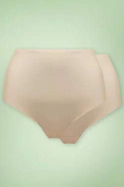Sale MAGIC Bodyfashion Dream Organics Panty 2-Pack In Latte
