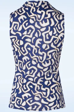 Cheap Surkana Eden Top In Blauw