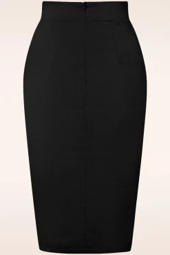 Outlet Vintage Chic for Topvintage Eleonora Pencilrok In Zwart