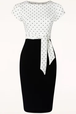 Sale Vintage Chic for Topvintage Elise Jurk In Zwart En Wit