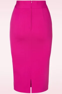 Store Very Cherry Emily Pencil Rok In Bubblegum Roze