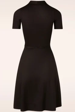 New King Louie Emmy Ecovero Klassieke Jurk In Zwart