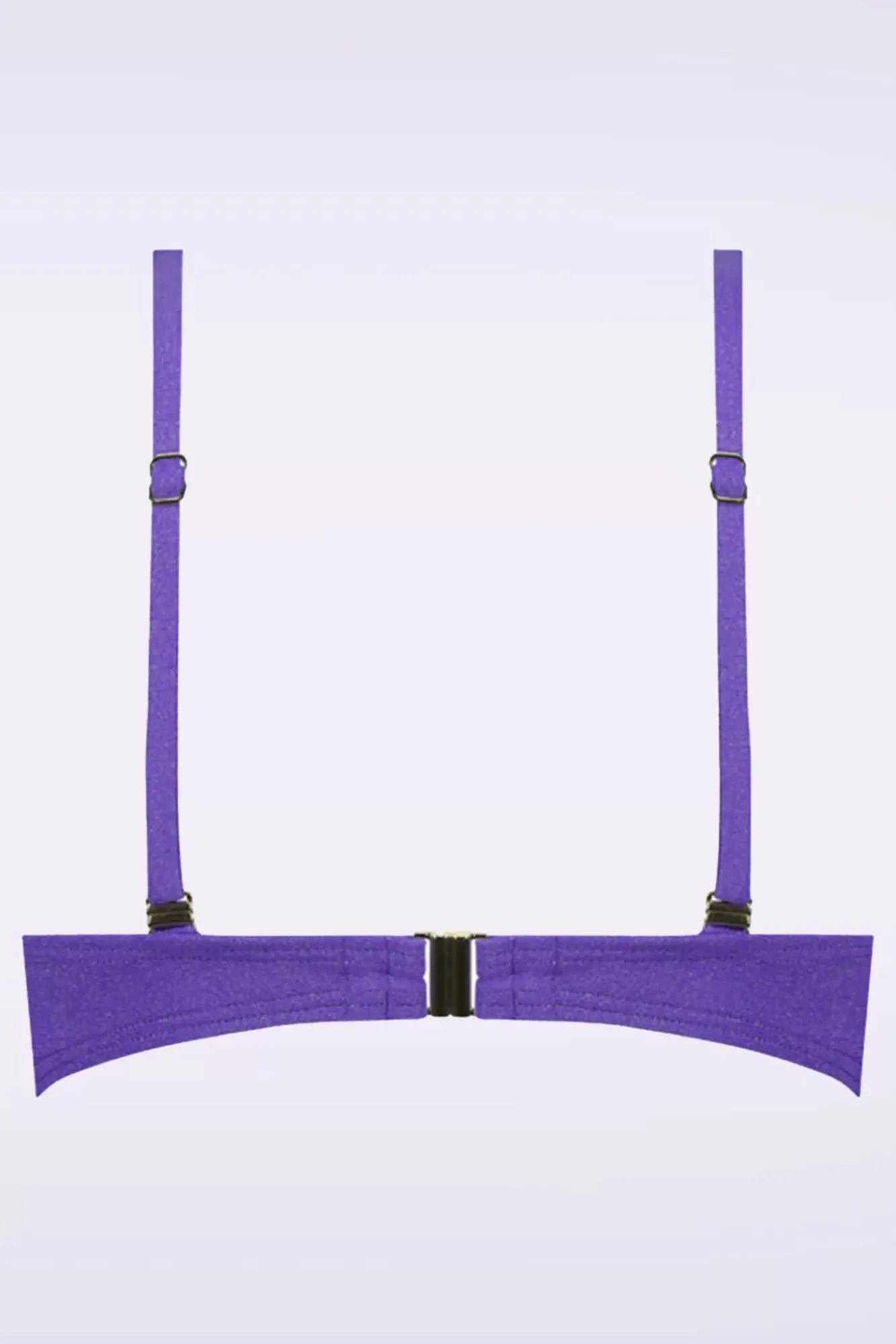 Hot Cyell Evening Glam Padded Bikini Top In Paars