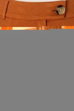 Discount King Louie Fintan Milano Crepe Pantalon In Karamel