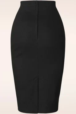 Hot Collectif Clothing Fiona Pencilrok In Zwart