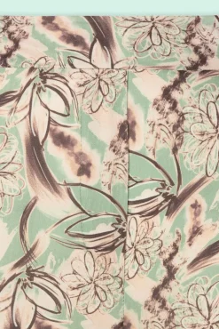 Best Sale 20to Fiora Floral Broek In Zacht Groen