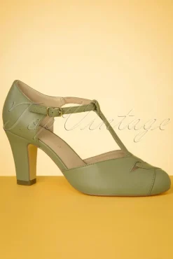 Online Chelsea Crew Glinda T-Strap Pumps In Salie
