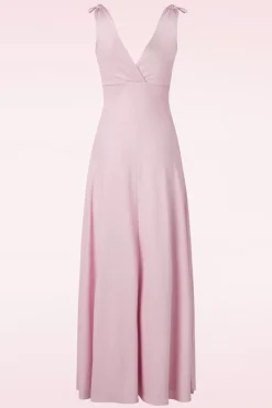Store Vintage Chic for Topvintage Grecian Glitter Maxi Jurk In Rose Shadow