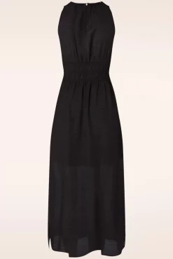 Sale Compania Fantastica Hannah Maxi Jurk In Zwart