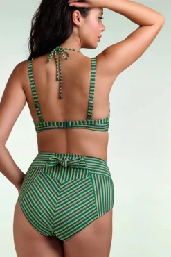 New Marlies Dekkers Holi Vintage High Waist Bikini Broekje In Botanisch Groen