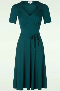 Best Sale Very Cherry Hollywood Dress In Deluxe Petrol