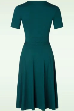 Best Sale Very Cherry Hollywood Dress In Deluxe Petrol