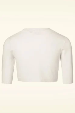 Online Banned Retro Hudson Bolero In Ivoorwit